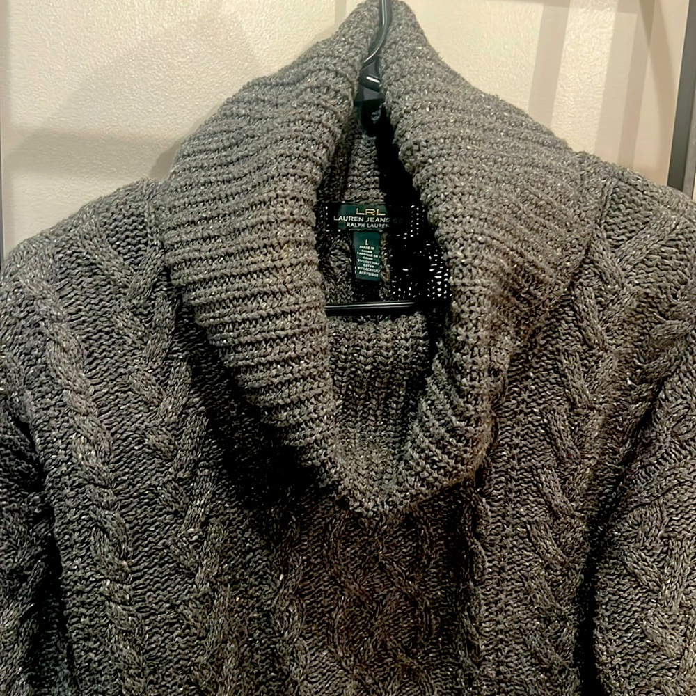 Lauren Ralph Lauren Cable Knit Sweater -L